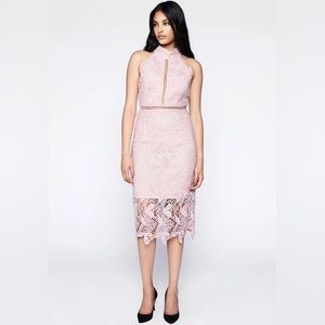 Bardot Floral Lace Dress